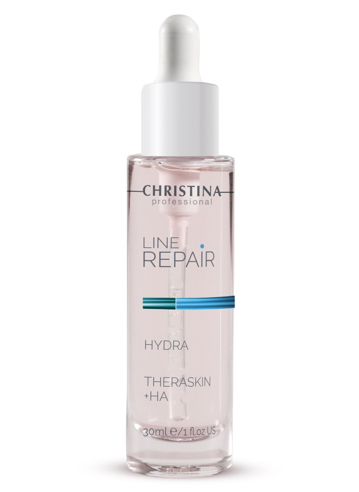 Сироватка протизапальна загоювальна з гіалуроновою кислотою THERASKIN + HA LINE REPAIR HYDRA CHRISTINA 30 мл, фото 1
