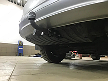 Фаркоп Honda CR-V IV 2012-2018 (Хонда СРВ 4) польський, гак на болтах, фото 5