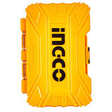 Набір: свердла по бетону, свердла по склу, біти 22 шт. INGCO, фото 2