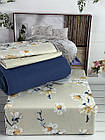 Комплект постільної білизни з фланелі ТМ Romеo Home 200×220 см колір синій