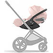 Cybex Priam 4.0 коляска 3 в 1 Peach Pink шасі Rosegold, фото 8