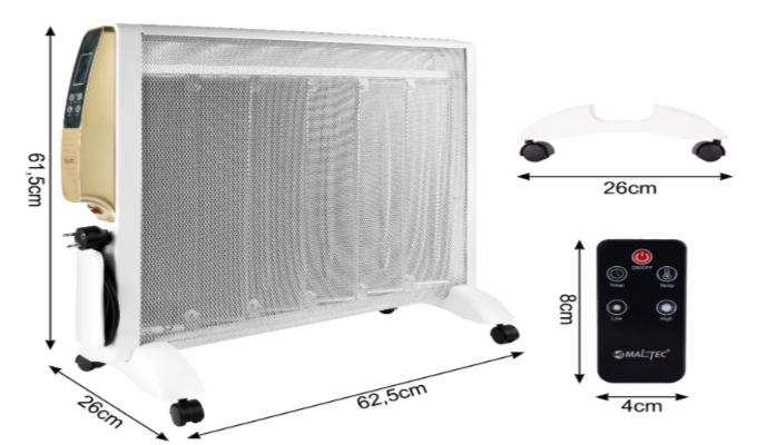 Обігрівач інфрачервоний з пультом MalTec  ProMica2500W ECO