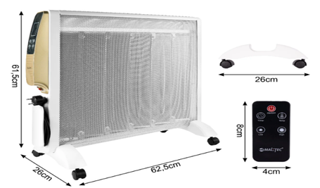 Обігрівач інфрачервоний з пультом MalTec ProMica2500W ECO, фото 1