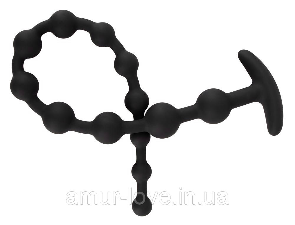 Анальний стимулятор Black Velvets Anal Beads