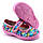 Рожеві тапочки в садок на дівчинку, текстильна взуття Vitaliya Віталія Україна, фото 3