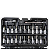 Набір головок торцевих з тріскачкою 1/4″ 46 предметів Vitals Master, фото 7