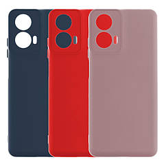 Чохол Silicone Cover Full Camera (A) для Motorola G24 Power Колір 14.Red