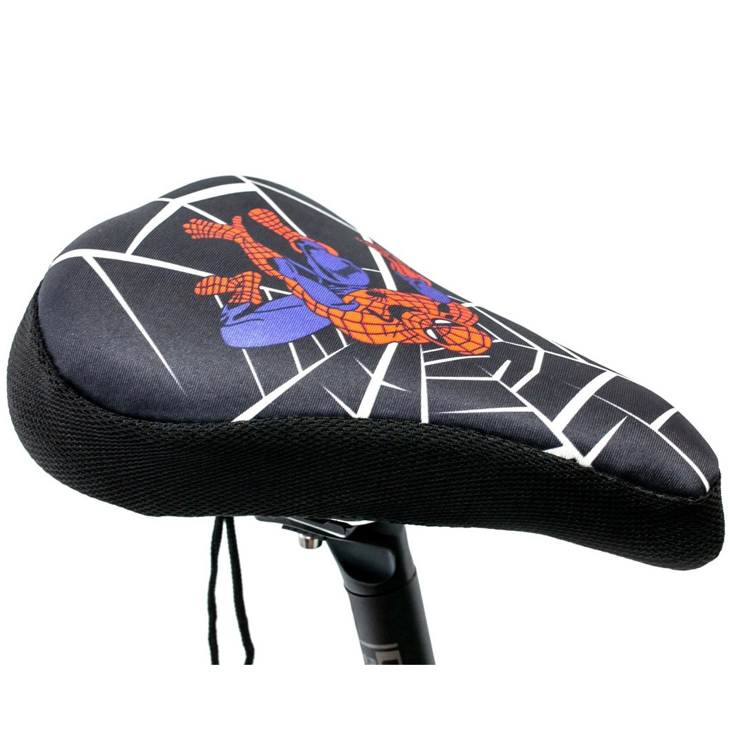 Накладка на дитяче сідло Spider Man з гелевим наповнювачем 200*150mm (чорно-червоний)