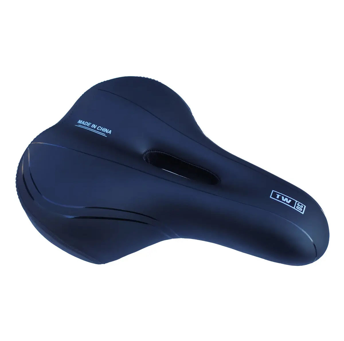 Сідло велосипедне Lietu ZD-014 Комфорт, з вентиляційним отвором, фото 1