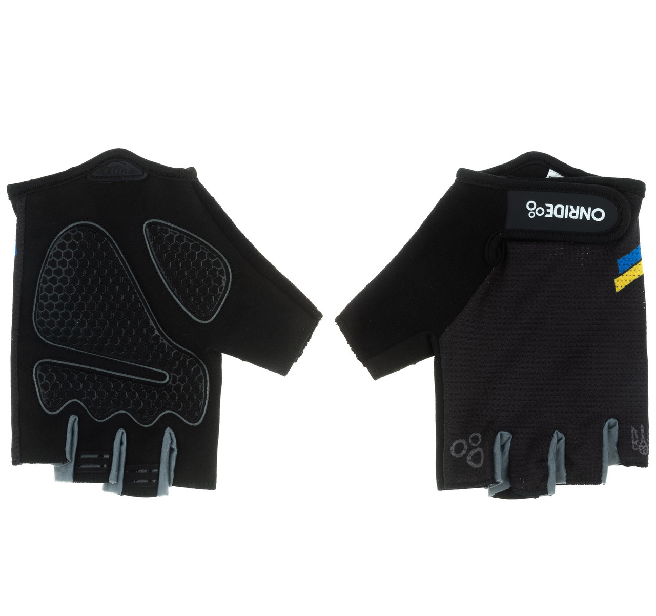 Перчатки велосипедные ONRIDE Hold 20 UA чорные XL