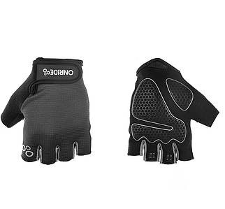 Рукавички велосипедні ONRIDE Hold 20 чорно-сирі, розмір XL