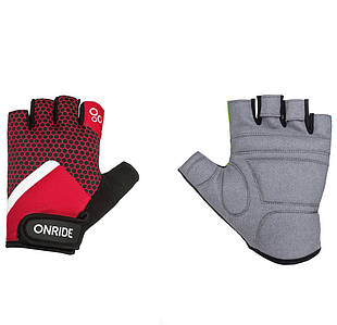 Рукавички ONRIDE TID 20 колір Червоний/Чорний розмір XL