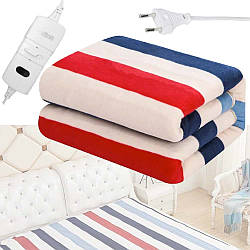 Електропростирадло з підігрівом до 55°С (150×120см) від мережі / Електричне простирадло з підігрівом / Електроковдра