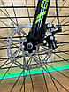 Велосипед гірський спортивний 29 Corso Genesis GN-29265 чорно-зелений на зріст 156-170 см УЦІНКА ПОДРЯПИНИ НА РАМІ !, фото 8