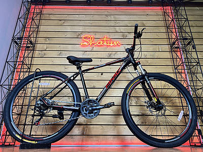 Велосипед гірський спортивний 29" Corso AMG MG-29702 чорно-червоний на зріст 172-180 см УЦІНКА ПОДРЯПИНИ НА РАМІ !