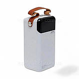 Потужний якісний повербанк Remax 60000 mAh павербанк 22.5 Вт з вбудованим ліхтариком портативний Powerbank, фото 3