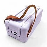 Потужний якісний повербанк Remax 60000 mAh павербанк 22.5 Вт з вбудованим ліхтариком портативний Powerbank, фото 5