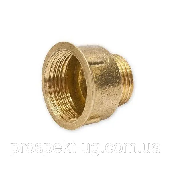 Перехідник Ду15х10 (1/2"х3/8") В-З латунний посилений