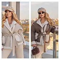 Женская дубленка косуха