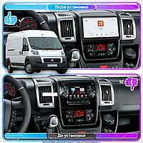 Магнітола 9" Lesko для Fiat Ducato II Рестайлінг 2011-н.в. 4/64 QLED CarPlay 4G Wi-Fi GPS 360 Prime 1 шт., фото 2