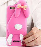 Силіконовий чохол для iPhone 8 Plus / 7 Plus - Violetta Rabbit (Заєць), Ментоловий, фото 4