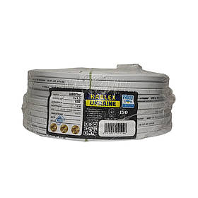 Провід Каблекс Україна білий кабель ШВВП 3х1,5