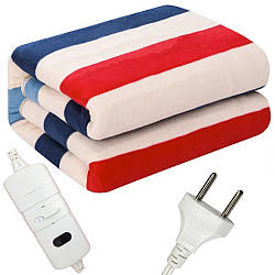 Електричне простирадло з підігрівом до 55°С (135×60см) від мережі / Електропростирадло / Електроковдра