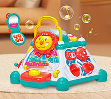 Дитячий ігровий розвиваючий музичний центр для дитини від 12 місяців з підсвічуванням мелодіями та звуками