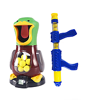 Змагальна гра "Стрілянина по качках" + 12 шт кульок-патронів