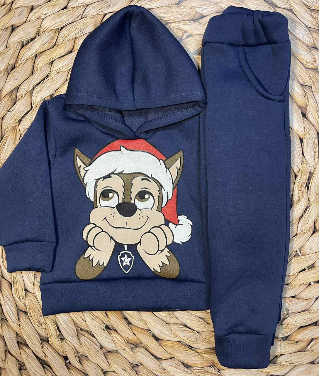 Дитячий теплий костюм на хлопчика «Собачка»