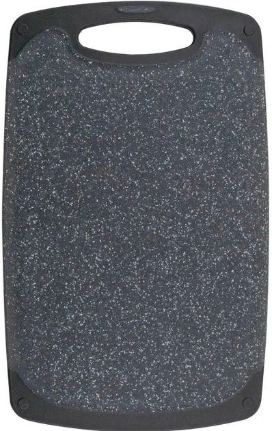 Дошка кухонна пластикова Krauff SolideStein 32*20 см темно-сіра 29-305-101, фото 1