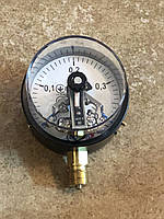 Електроконтактний сигналізувальний манометр 4 кгс/см2 (0.4 МПа) Ф160 мм М20х1,5 ДМ2010-У2 (UAM Україна)