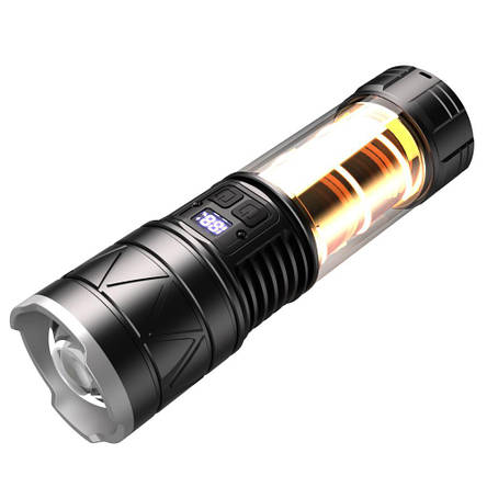 Ліхтар зі світильником CH-5021-TG+COB, Li-Ion аккум., ЗУ Type-C, zoom, фото 1