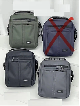 Чоловіча сумка прямокутна 26*21 см на блискавці з кишенею в різних кольорах Bagfon