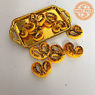 Лялькова їжа "Крендель з маком" Hand made 1 шт., фото 5