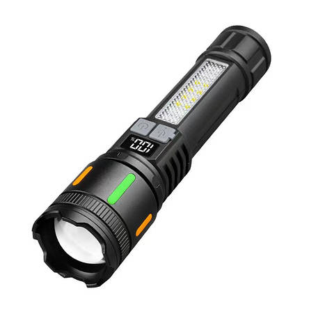 Ліхтар ручний PLD 530-2-TG+COB(white+red+blue), night vision fluorescence, zoom, фото 1