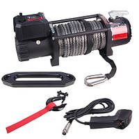 Лебедка  EW- 9500 12V/4,305т MUSCLELIFT с синтетическим тросом 9,1мм х 30м