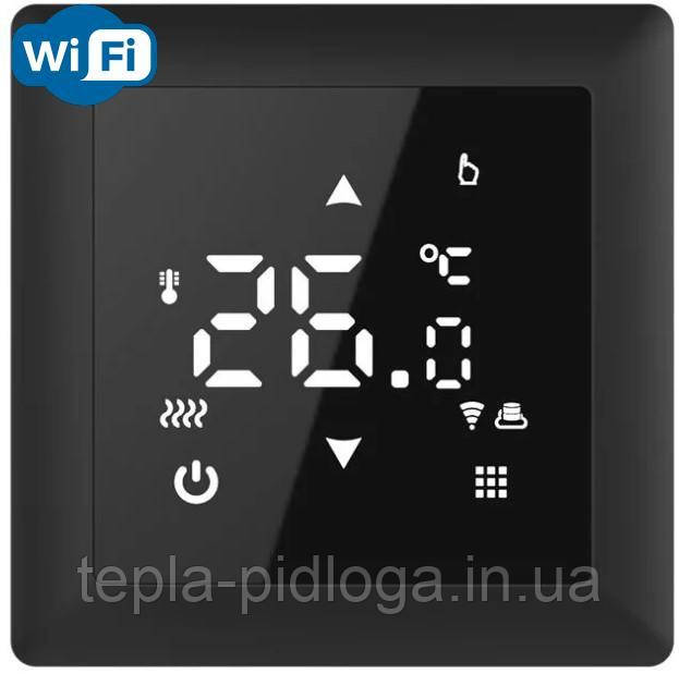 Терморегулятор програматор In-Therm PWT-511 Wi-Fi ЧОРНИЙ, фото 1