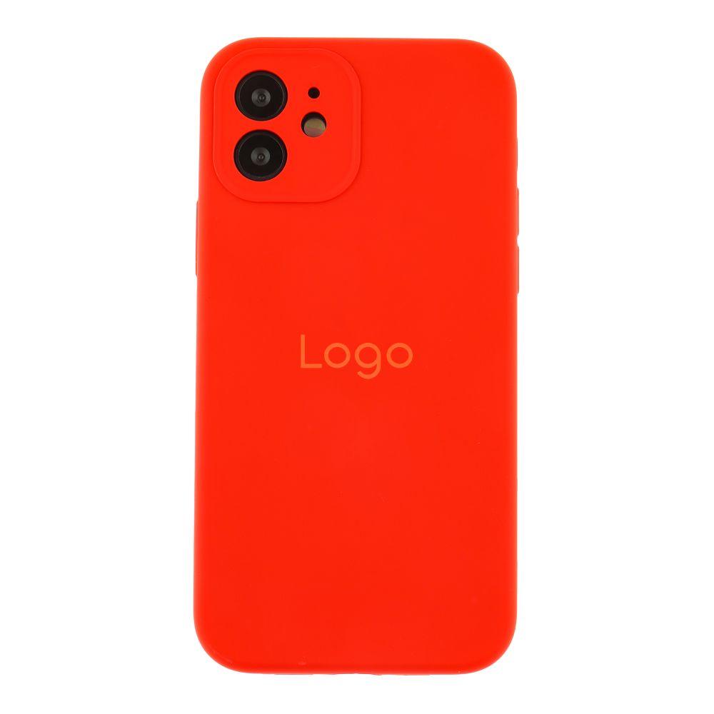 Чохол Silicone Case Full Size with Frame для iPhone 12 Колір 14.Red, фото 1
