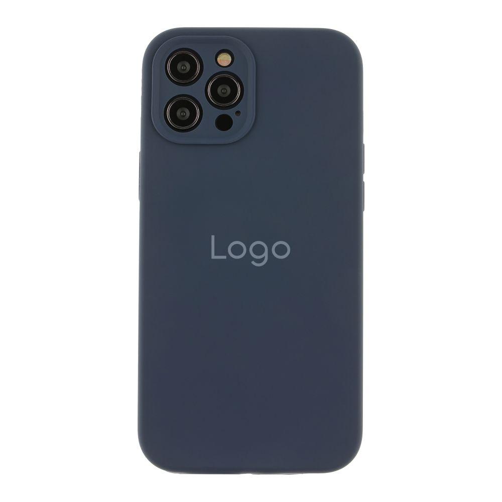 Чохол Silicone Case Full Size with Frame для iPhone 12 Pro Колір 08.Dark Blue, фото 1
