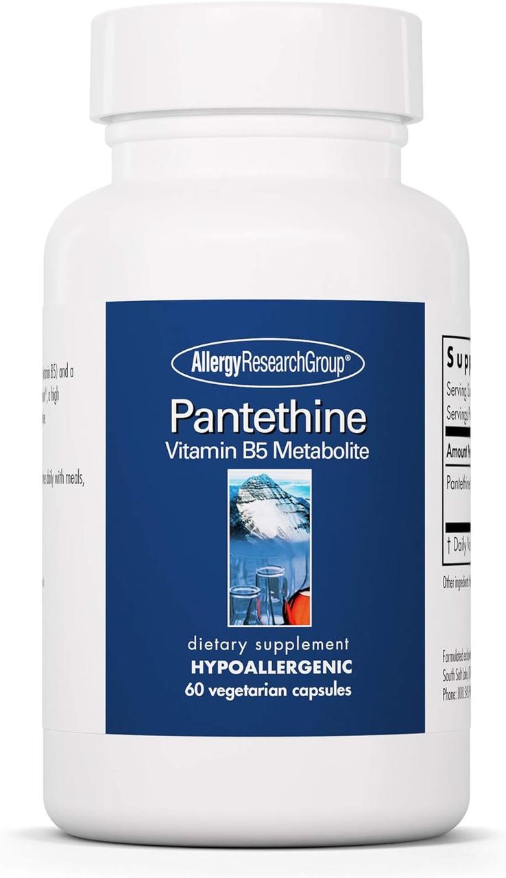Allergy Research Pantethine / Пантетин Метаболіт вітаміну Б5 60 капсул