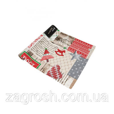 Promo Ціна! Доріжка на стіл Прованс Merry Christmas 40x140 см (031476) - тільки на ZaGrosh.com.ua