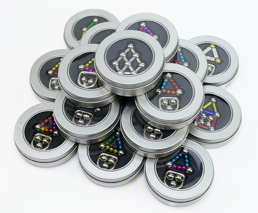 Набір Магнітних Конструкторів 18 шт Magnetic Barker Ball Магнітні Палички та Магнітні Кульки (01168)