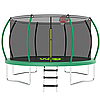 Батут WCG 366 см із внутрішньою захисною сіткою та LED підсвіткою 12FT, фото 2