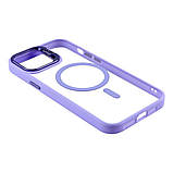 Чохол TPU+PC+Metal Stand Case with MagSafe and Camera Lenses для iPhone 13 Pro Max Колір Black, фото 7