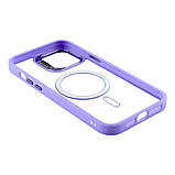 Чохол TPU+PC+Metal Stand Case with MagSafe and Camera Lenses для iPhone 13 Pro Max Колір Black, фото 8