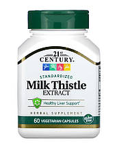 Екстракт Розторопші 21st Century Standardized Milk Thistle Extract 60 капс США