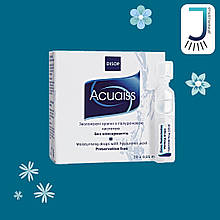Disop Acuaiss монодози 20шт*0.35мл | Зволожуючі Краплі для очей з гіалуроновою кислотою Acuaiss