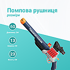 Іграшковий автомат помпова рушниця дитяча зброя дробовик обріз двоствольний бластер приціл та м'які патрони, фото 4