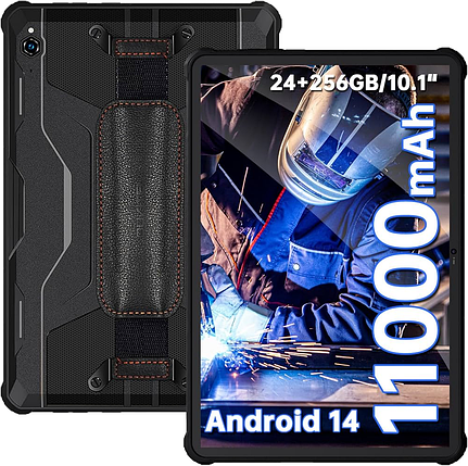 Планшет Oukitel RT9 Black 4G LTE 6/256GB 11000mAh 10,1" Android 14 IP68/IP69, фото 1